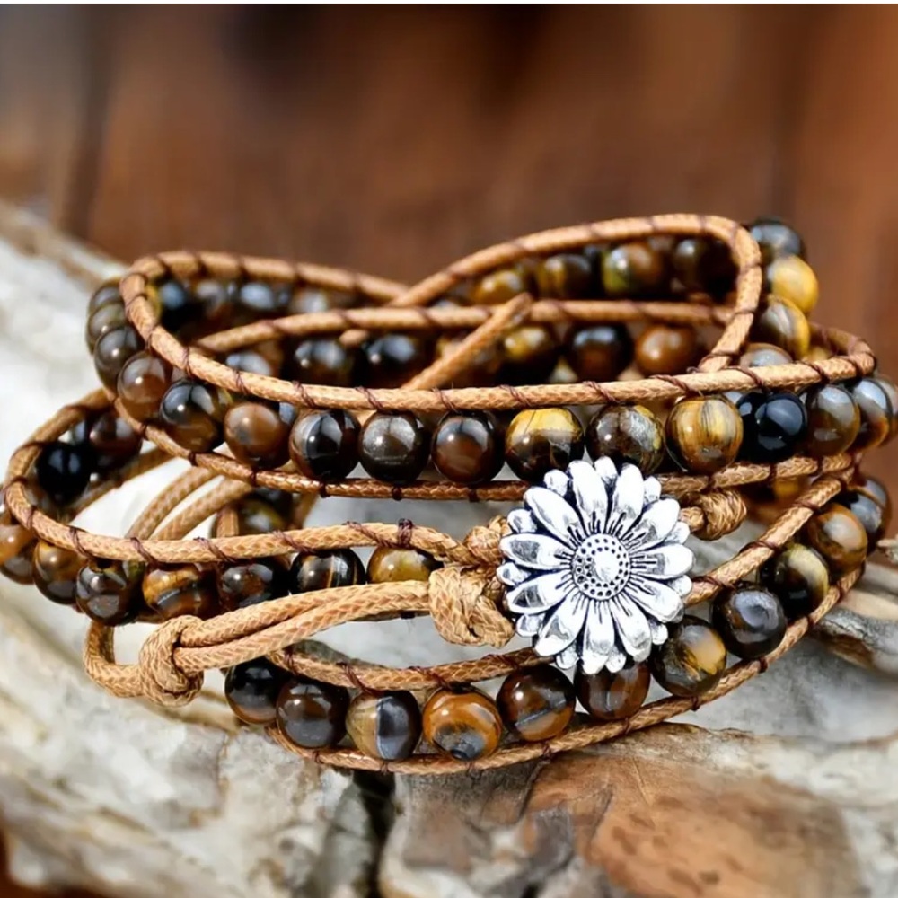 Tigers Eye Wrap Bracelet